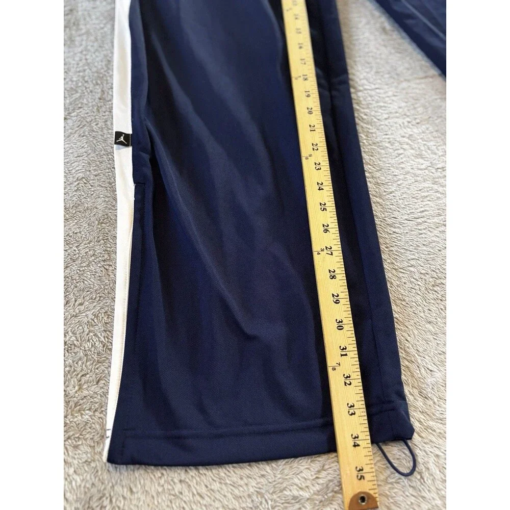 NWT! 2013 Air Jordan Blue Warm Up Sweatpants L Drawstring Jumpman